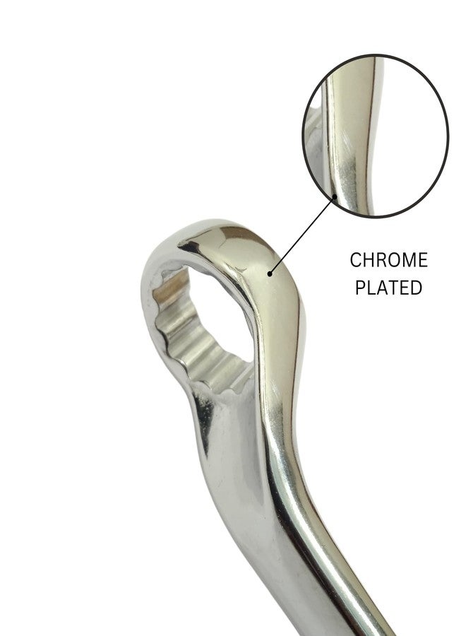 AGRICO Tata Agrico 27mm Double Ring Spanner (Box Wrench), Heavy Duty Chrome Vanadium Steel, Polished Offset Ring Ends for Nuts & Bolts - Image 3